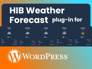 HIB Weather Forecast – The Ultimate Weather Block for WordPress