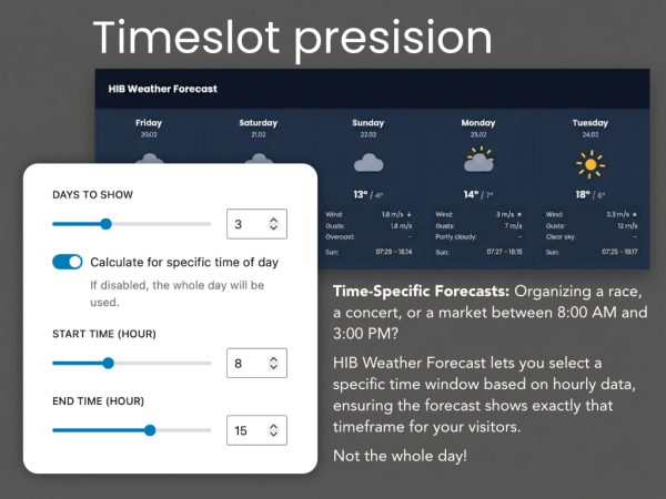 HIB Weather Forecast – The Ultimate Weather Block for WordPress